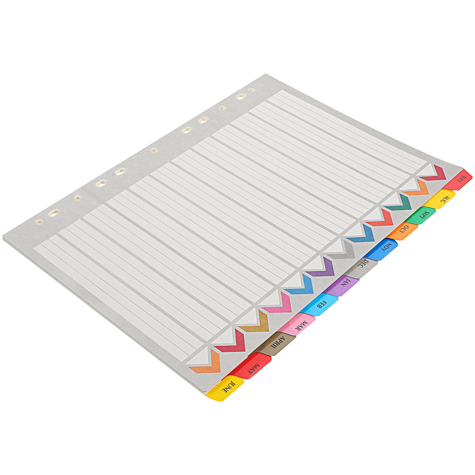12Sheets Binder Dividers Tabs  - Tab Divider A4 recension och pris