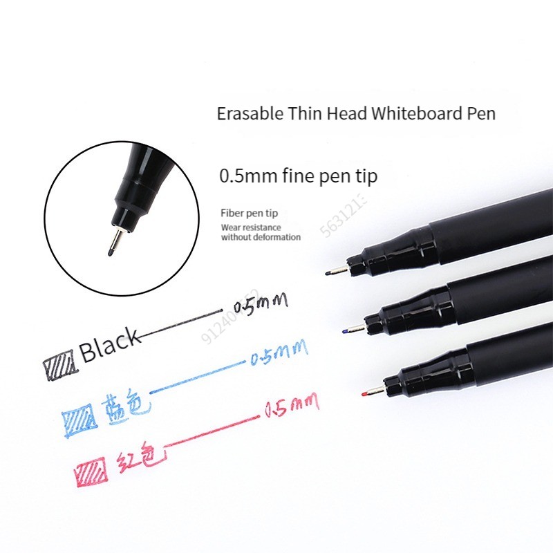 1/3PCS 0.5mm Dry Erase Art Mar - Correction Pen Fine recension och pris