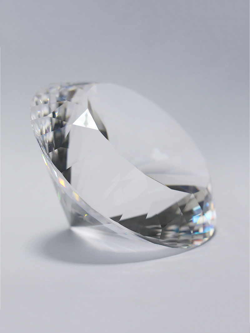 150mm Transparent Optical Crys - Paper Weight Crystal recension och pris