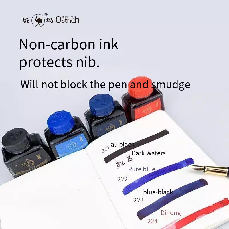 Ostrich 2-Series Fountain Pen  - Fountain Pen Bottled Ink recension och pris