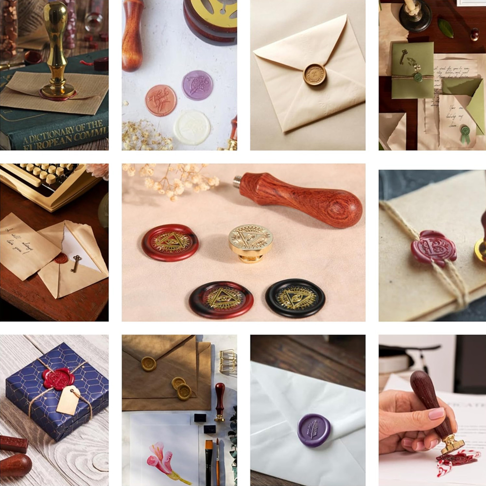 Custom Wax Seal Stamp,Personal - Wax Seal Stamp Set recension och pris