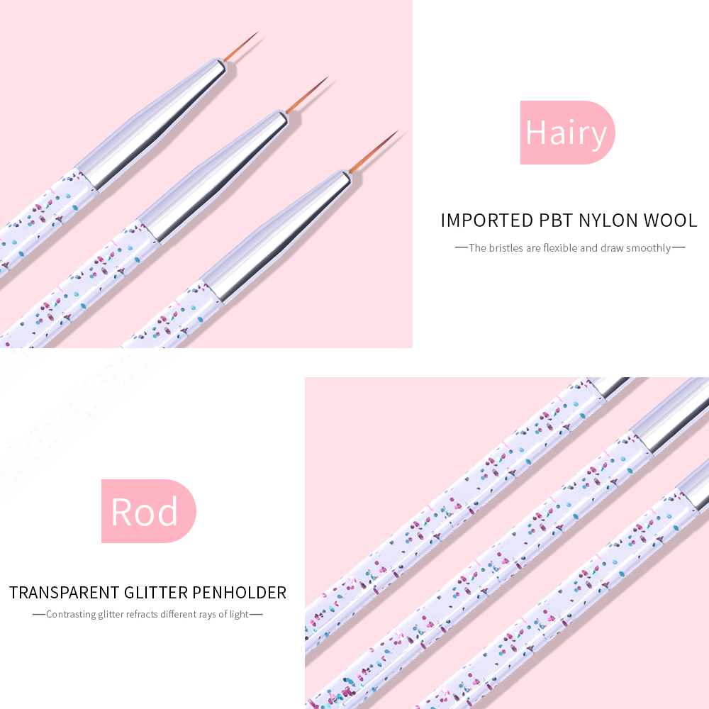 LINMANDA 3Pcs Nail Art Pen Set - Correction Pen Fine recension och pris