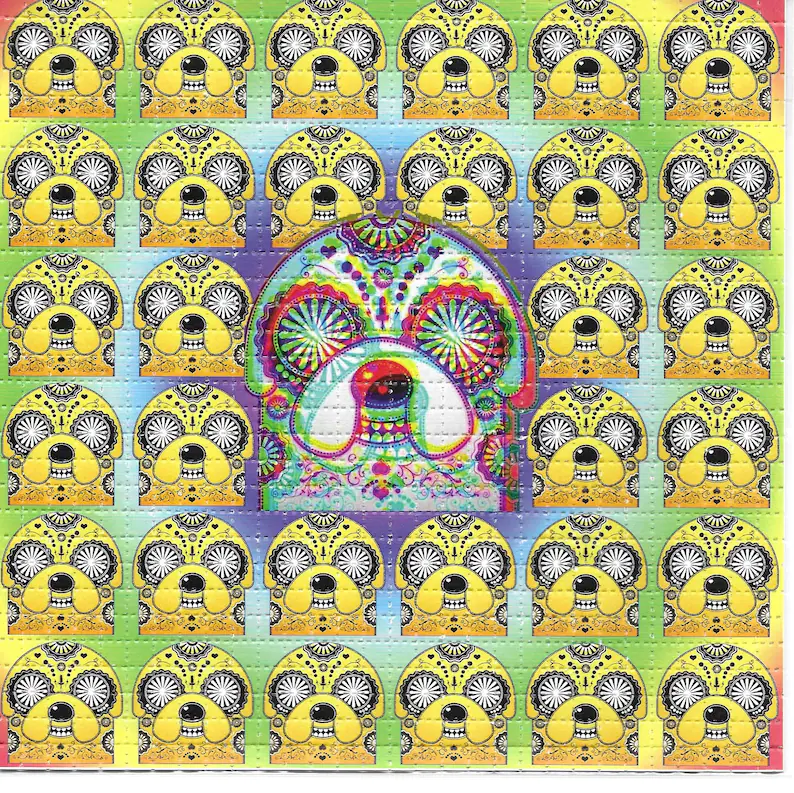 Crazy Time Psychedelic LSD Aci - Ink Blotter Paper recension och pris