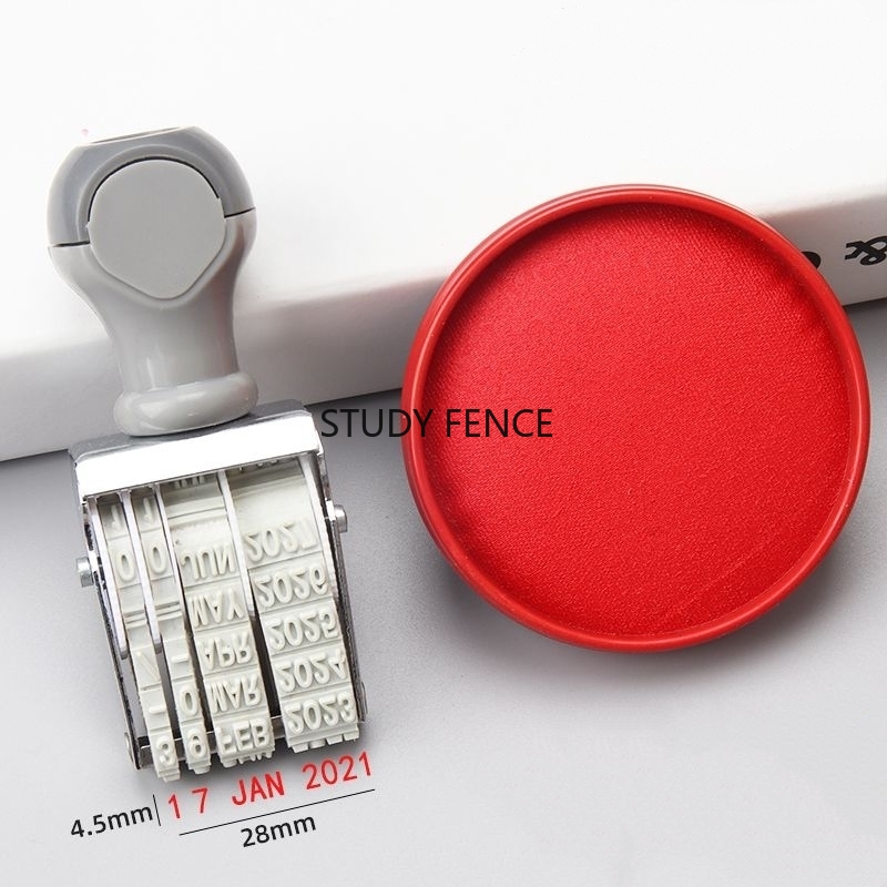 Portable English Date Stamp fo - Rubber Date Stamp recension och pris