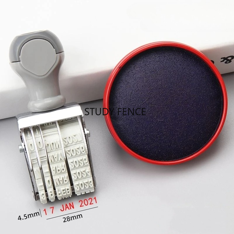 Portable English Date Stamp fo - Rubber Date Stamp recension och pris