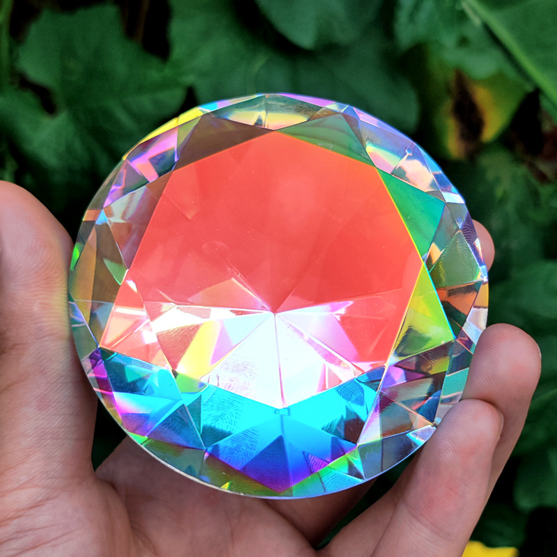 30-80mm AB Colorful K9 Crystal - Paper Weight Crystal recension och pris