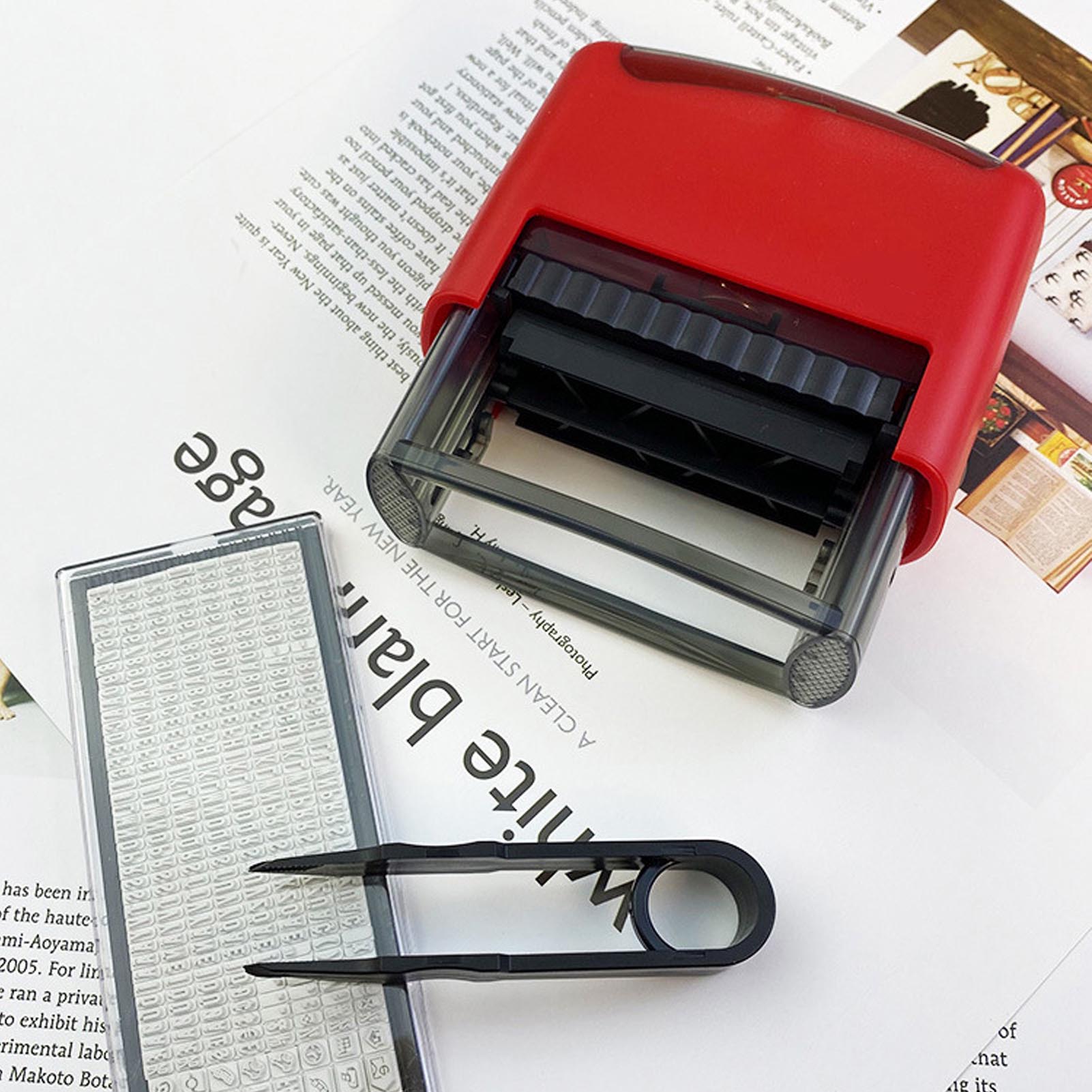 Date Symbol Stamper Black Ink  - Rubber Date Stamp recension och pris