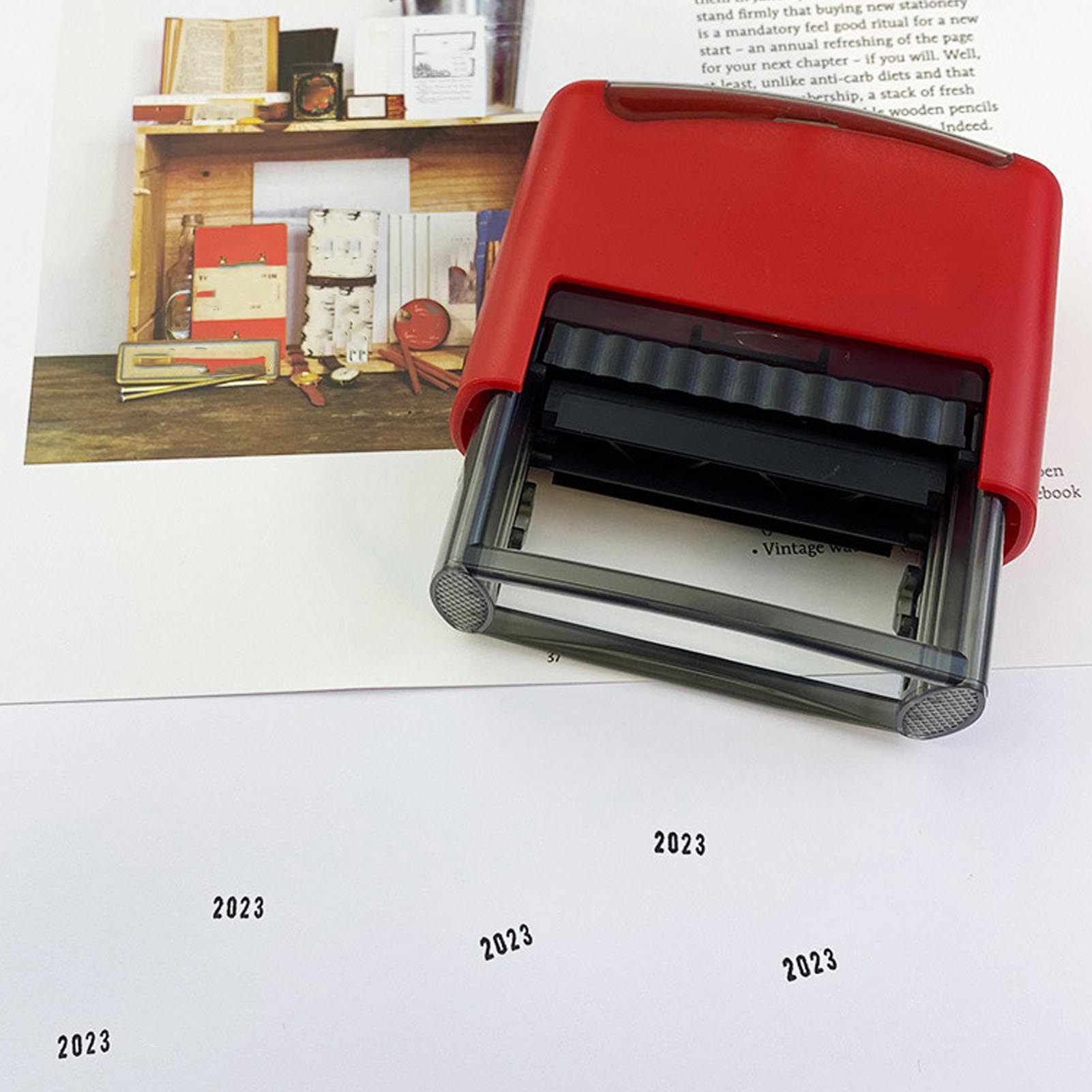 Date Symbol Stamper Black Ink  - Rubber Date Stamp recension och pris