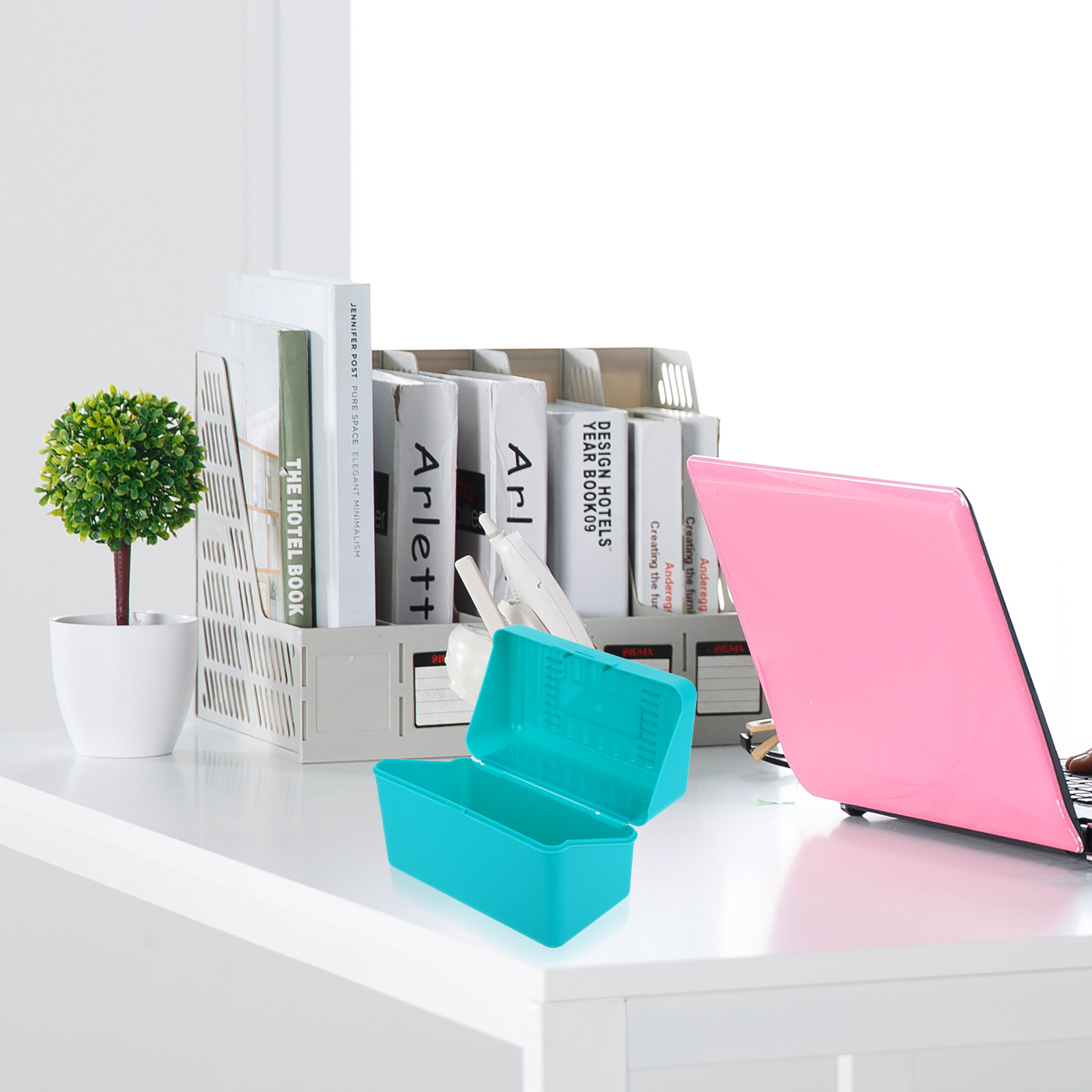 4Pcs Index Card File Box Thick - Index Card Holder recension och pris