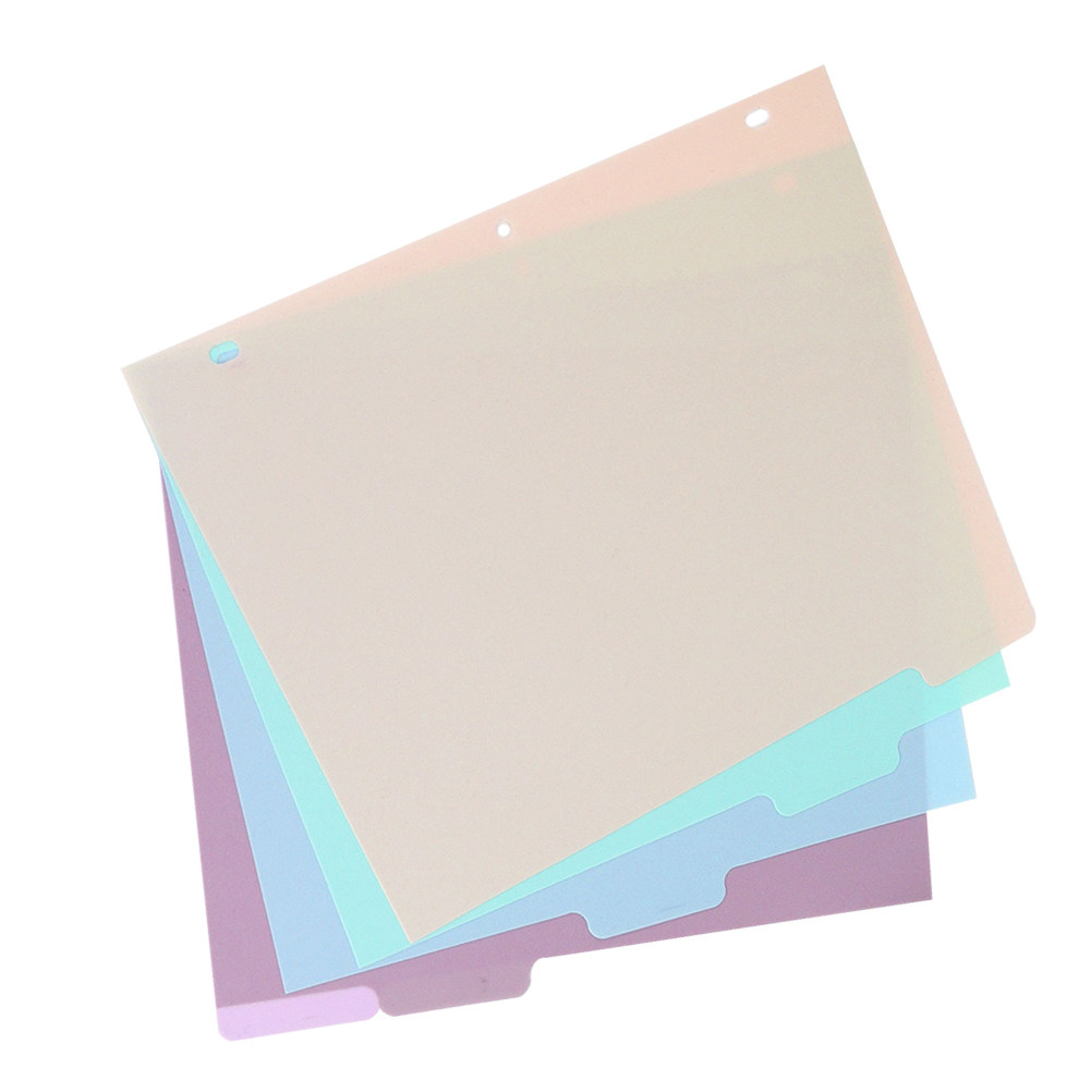 1Set Frosted PP A4 Binder Divi - Tab Divider A4 recension och pris