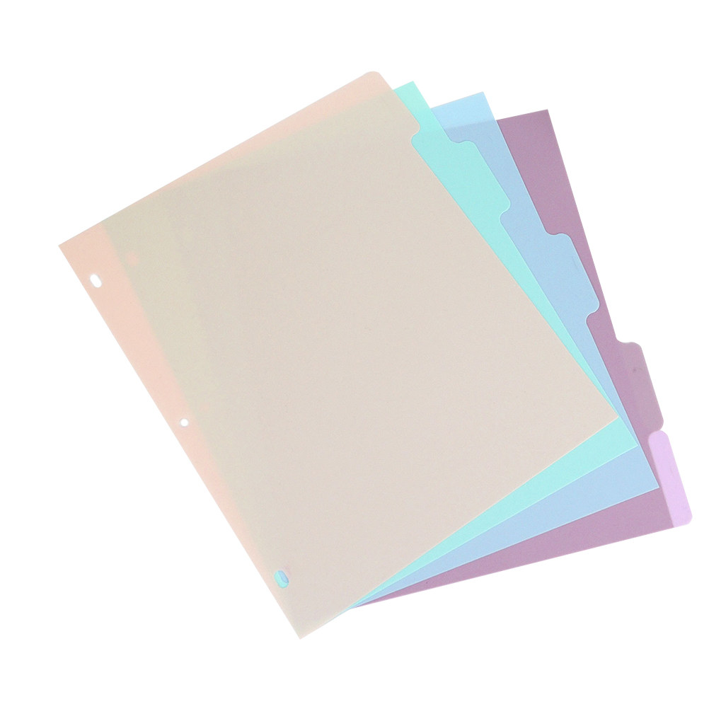 1Set Frosted PP A4 Binder Divi - Tab Divider A4 recension och pris