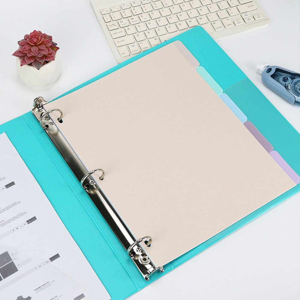 1Set Frosted PP A4 Binder Divi - Tab Divider A4 recension och pris