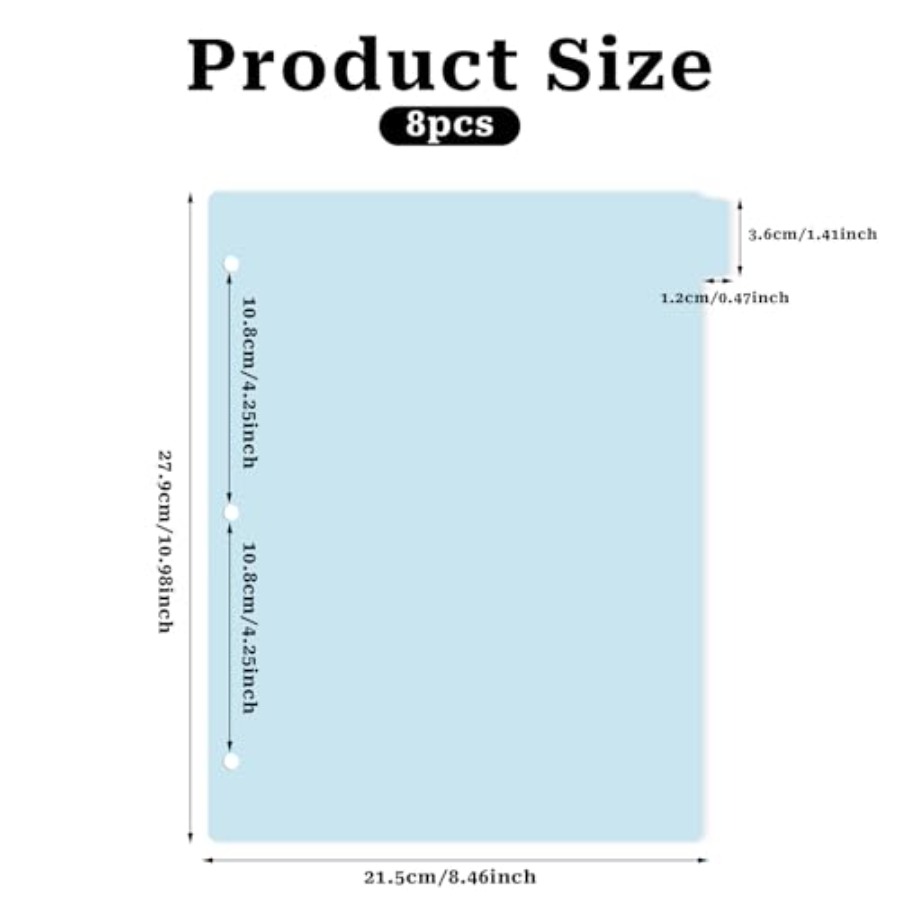3 Ring Binder Dividers with 8- - Tab Divider A4 recension och pris