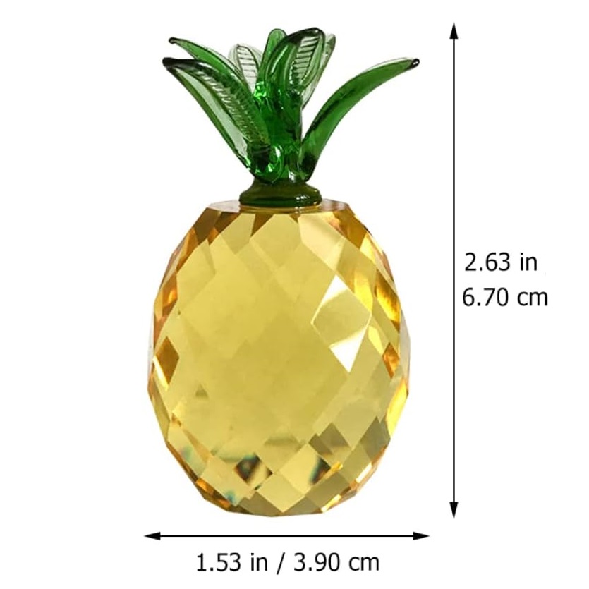 Crystal fruit Paperweight with - Paper Weight Crystal recension och pris