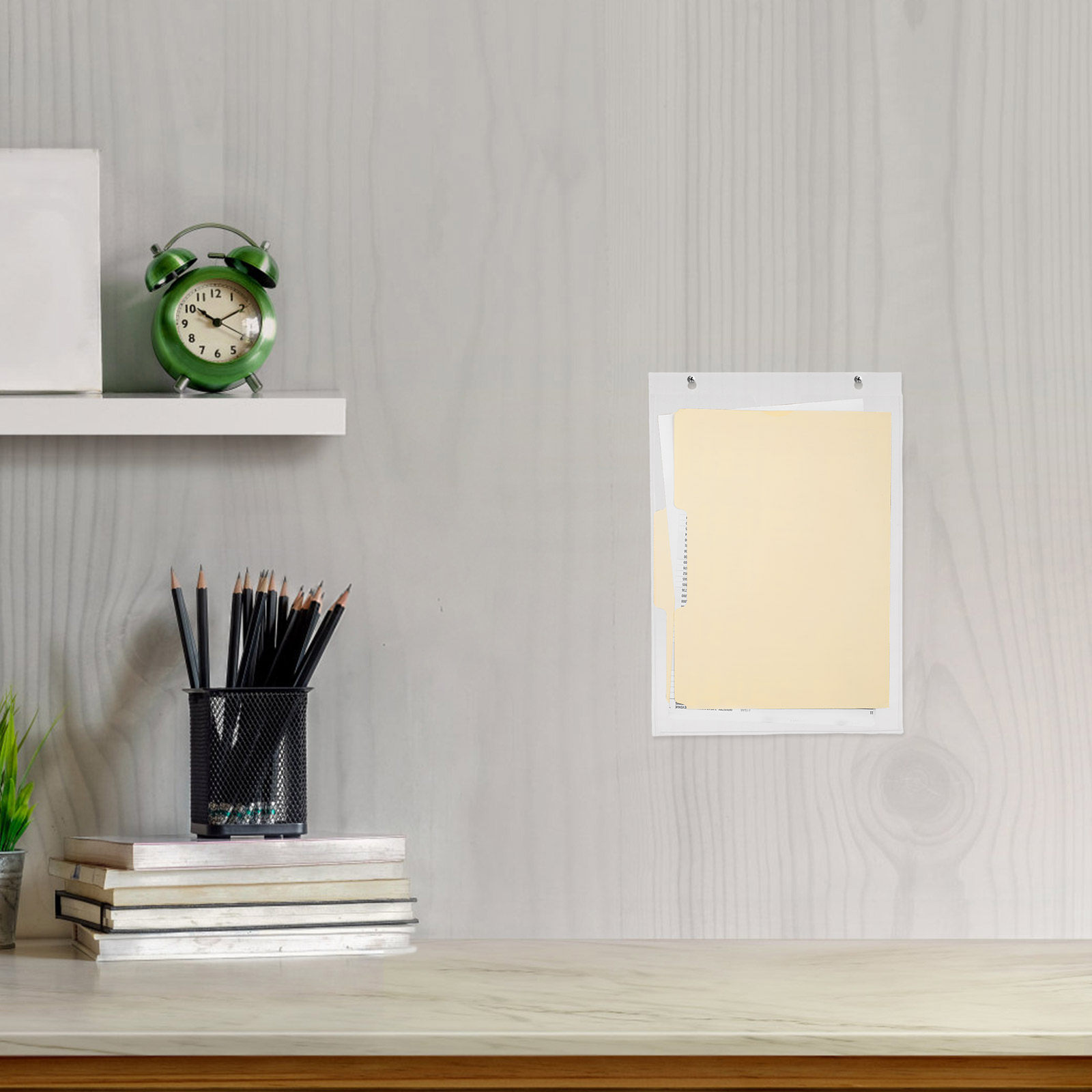 Clear Wall Mounted Acrylic Mag - Magazine Holder Rack recension och pris