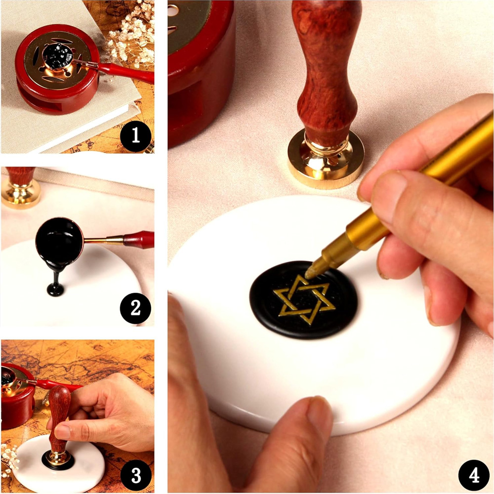 Personalized Wax Sealing Stamp - Wax Seal Stamp Set recension och pris