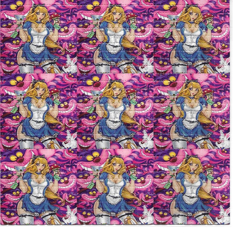 Sexy Alice Psychedelic LSD Aci - Ink Blotter Paper recension och pris