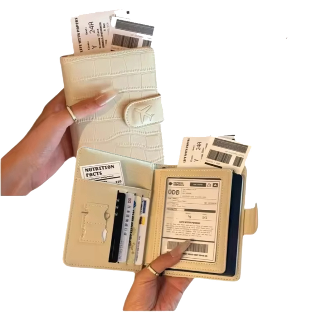 PU Leather Passport Cover for  - Index Card Holder recension och pris