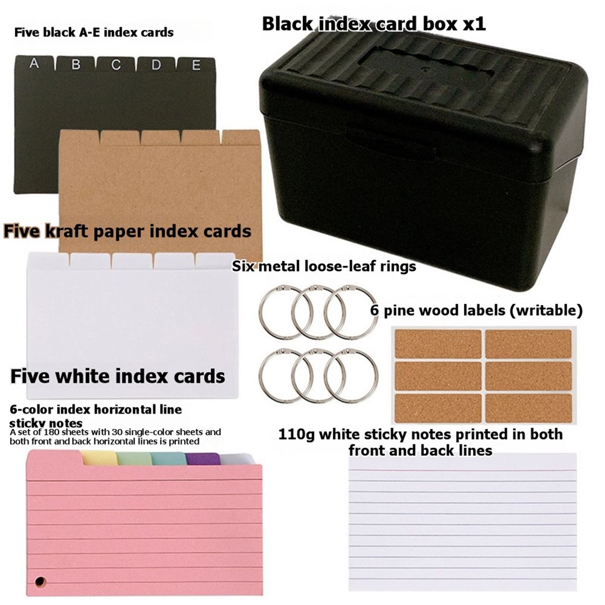 828 Mega Sale 3x 5 Index Card  - Index Card Holder recension och pris