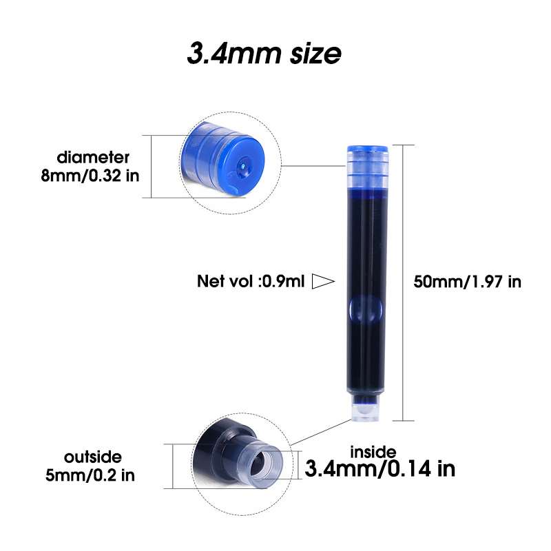 50pcs Fountain Pen Ink Cartrid - Fountain Pen Bottled Ink recension och pris