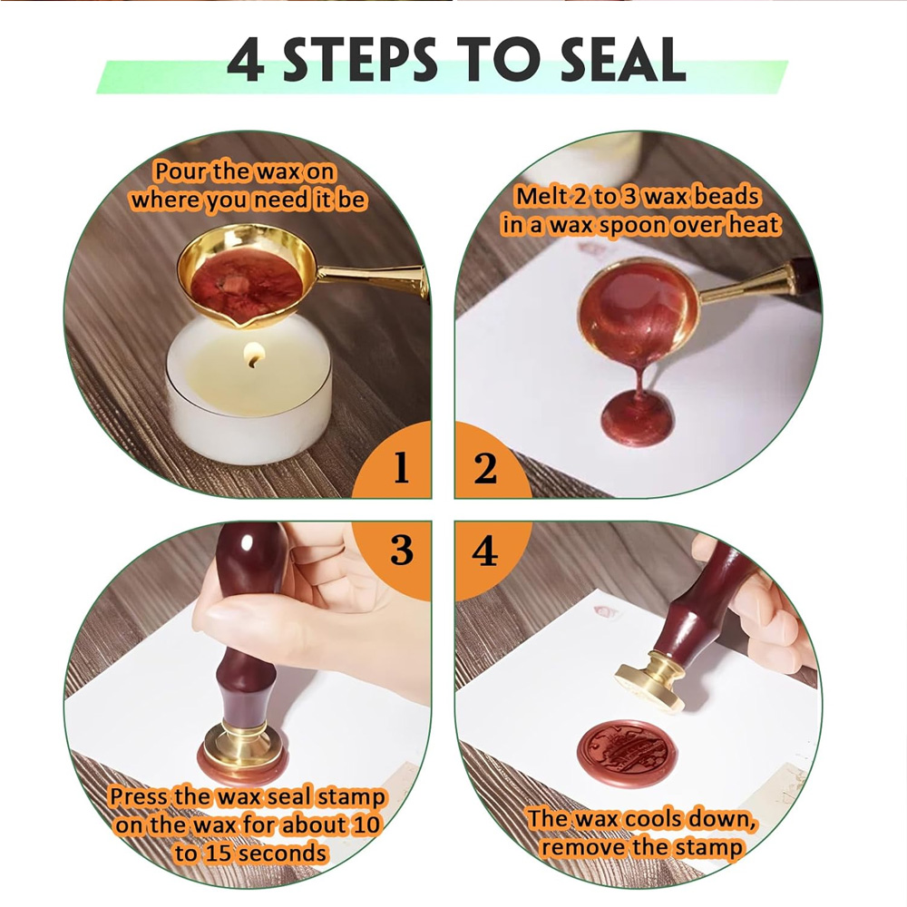 20pcs/set Wax Seal Stamp Set w - Wax Seal Stamp Set recension och pris