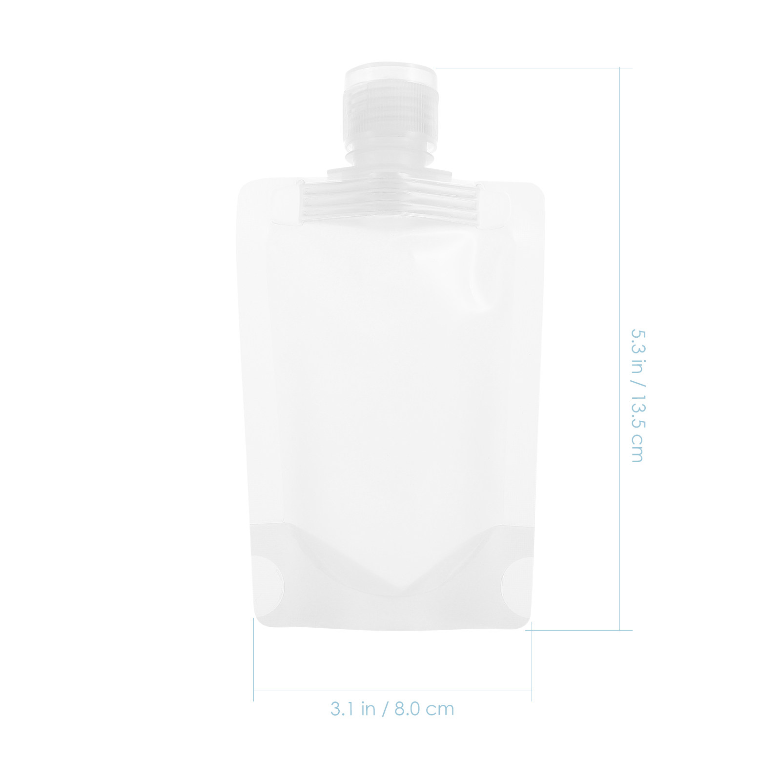 1Set Travel Lotion Storage Bag - Gel Refill Pack recension och pris