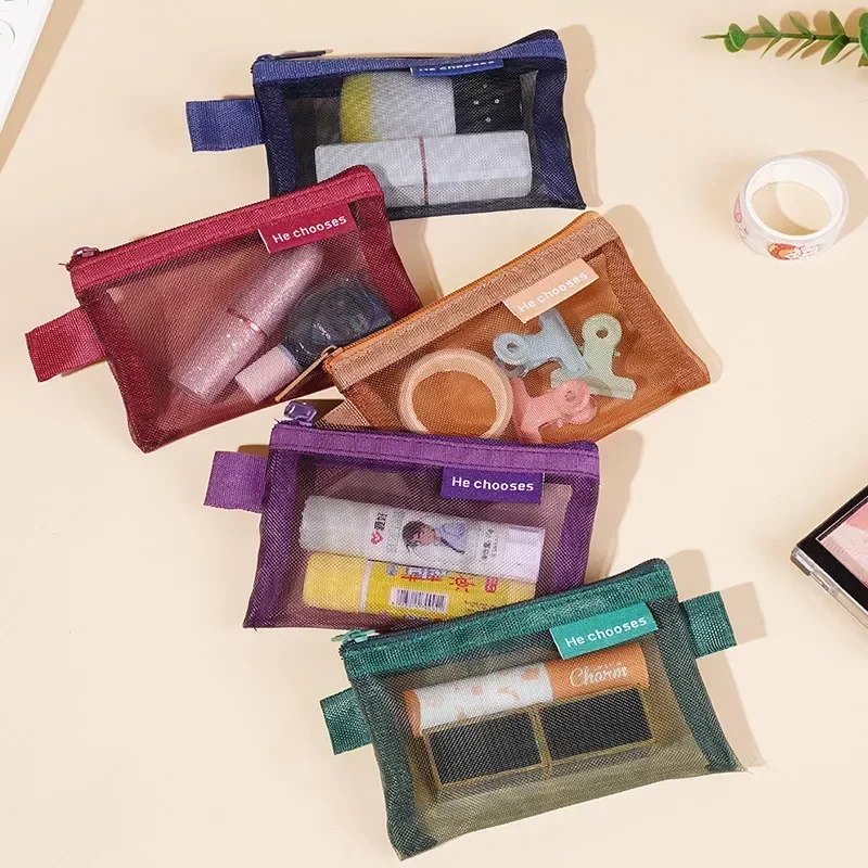 Square Solid Color Mesh Storag - Index Card Holder recension och pris