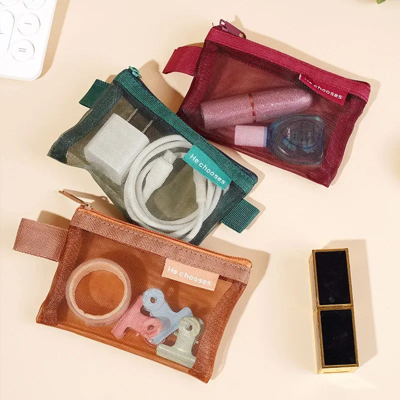 Square Solid Color Mesh Storag - Index Card Holder recension och pris