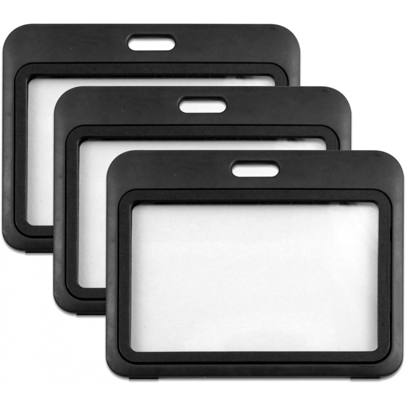 3-Pack Horizontal Hard Plastic - Index Card Holder recension och pris