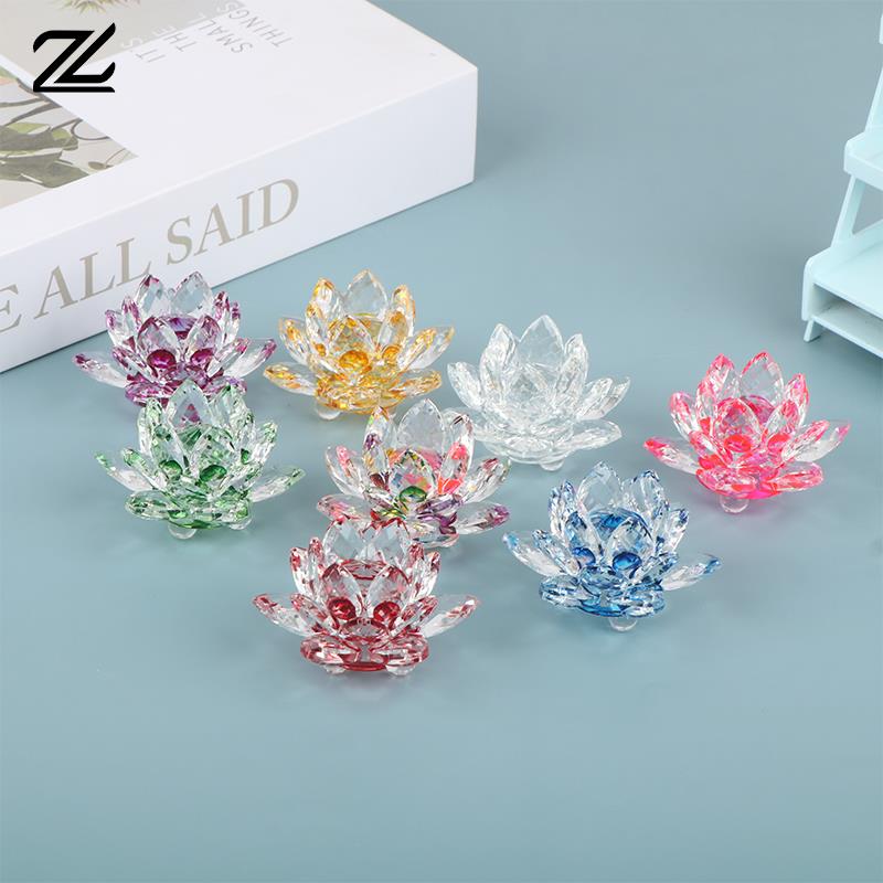 60mm Quartz Crystal Lotus Flow - Paper Weight Crystal recension och pris