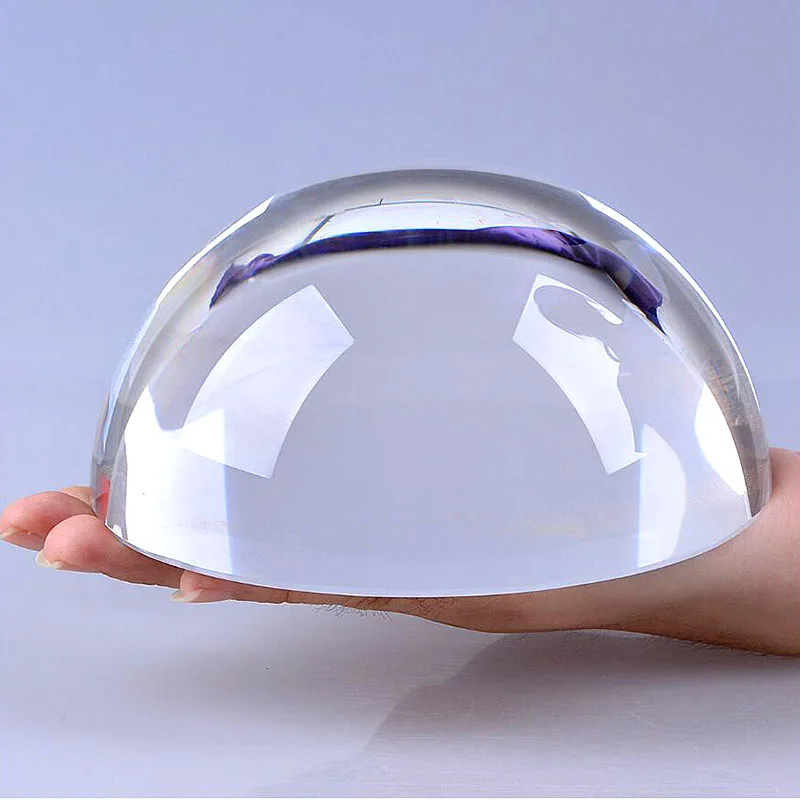 Crystal Hemisphere Glass Half  - Paper Weight Crystal recension och pris