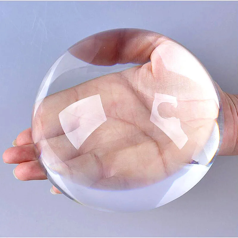 Crystal Hemisphere Glass Half  - Paper Weight Crystal recension och pris