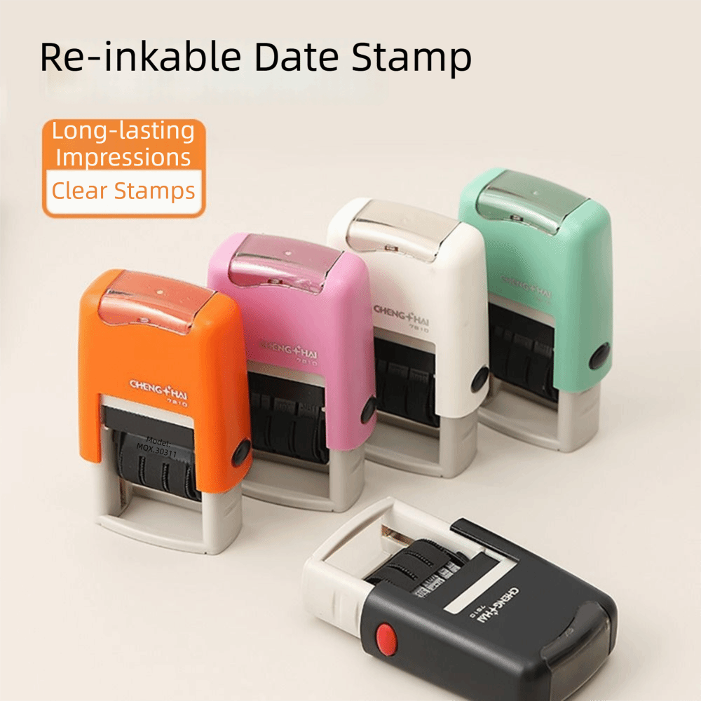 Automatic Ink Return Day-month - Rubber Date Stamp recension och pris