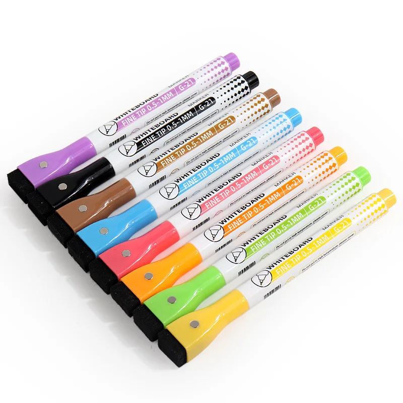 8 Colors 0.5mm Magnetic Dry Er - Correction Pen Fine recension och pris