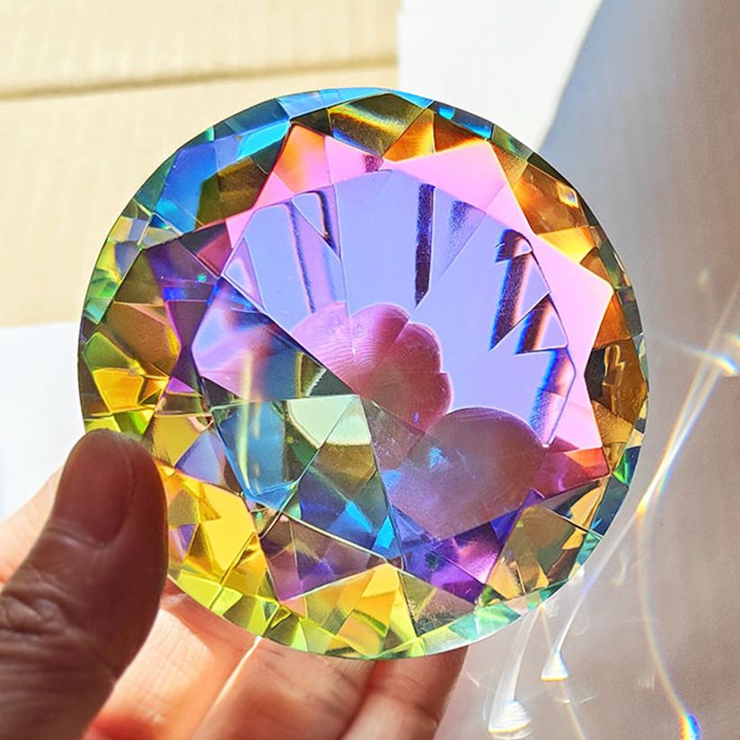 30-80mm AB Colorful K9 Crystal - Paper Weight Crystal recension och pris
