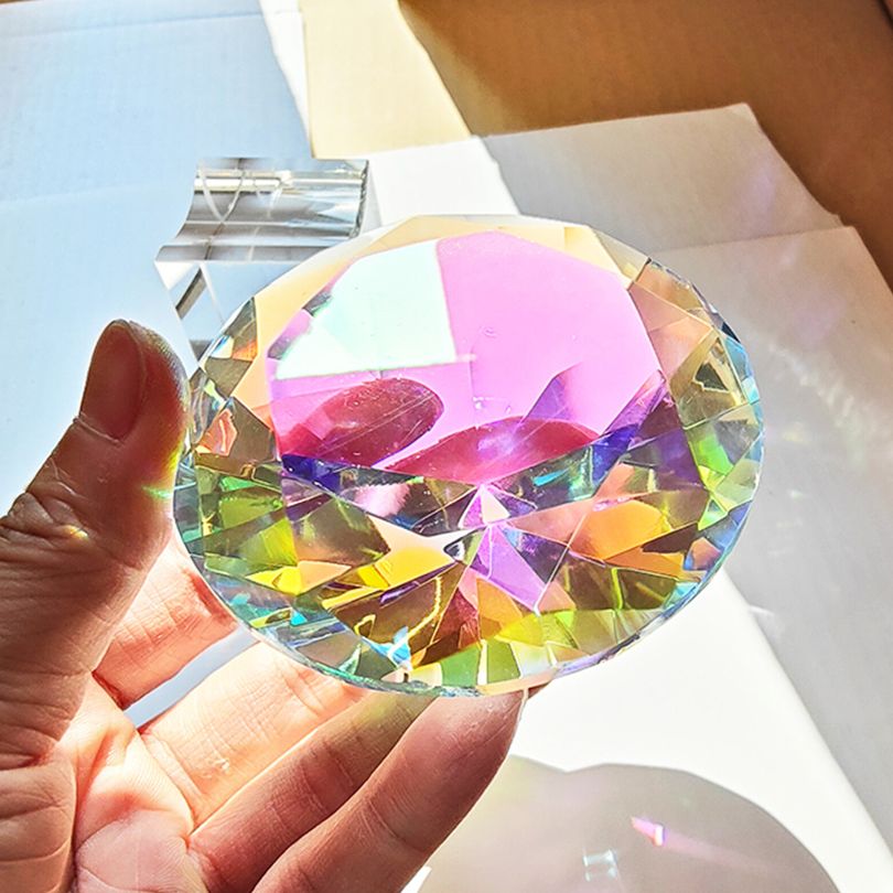 30-80mm AB Colorful K9 Crystal - Paper Weight Crystal recension och pris
