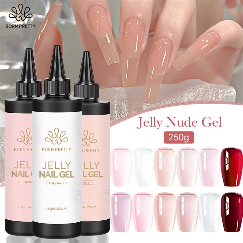 BORN PRETTY 250g Jelly Milky W - Gel Refill Pack recension och pris
